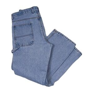 C.E. Schmidt Workwear Jeans Men 36x32 Blue Denim Carpenter Straight Work Durable